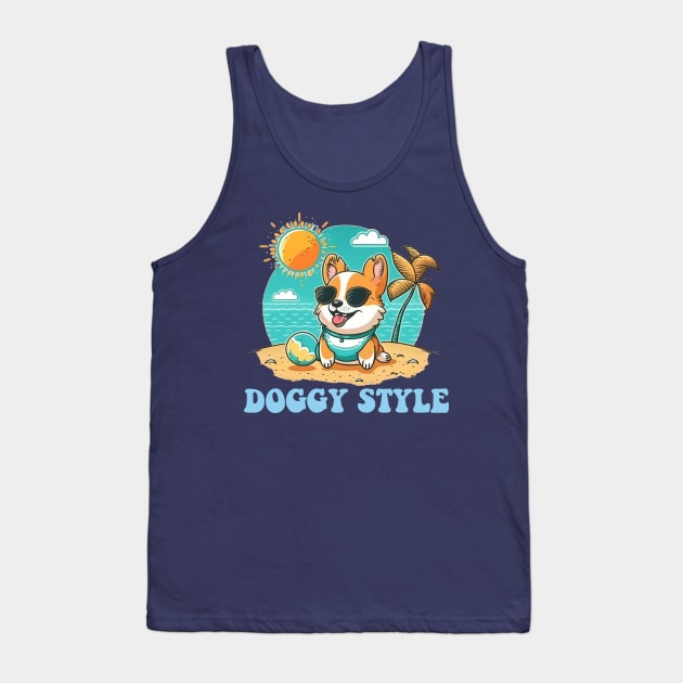 Doggy Style Tank Top by Hehe Tees